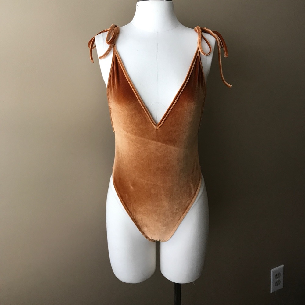 Velvet bodysuit